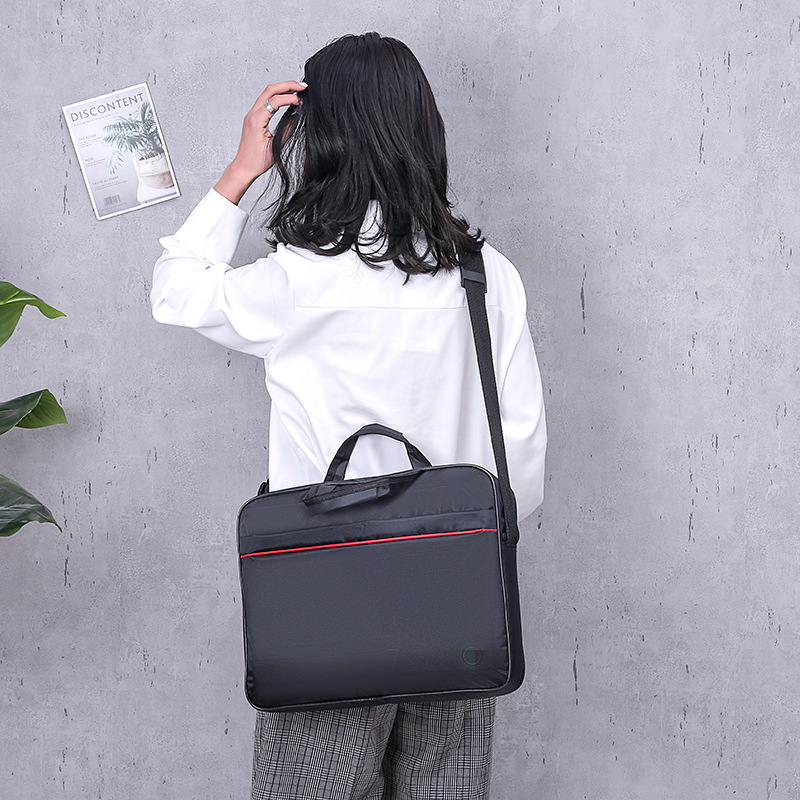 Factory wholesale multi-functional computer bag business men's large-capacity computer briefcase can be printed LOGO