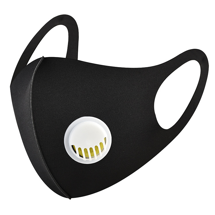 With breathing valve Internet celebrity star mask Ice Silk Cotton adult washable Mask star mask printed LOGO