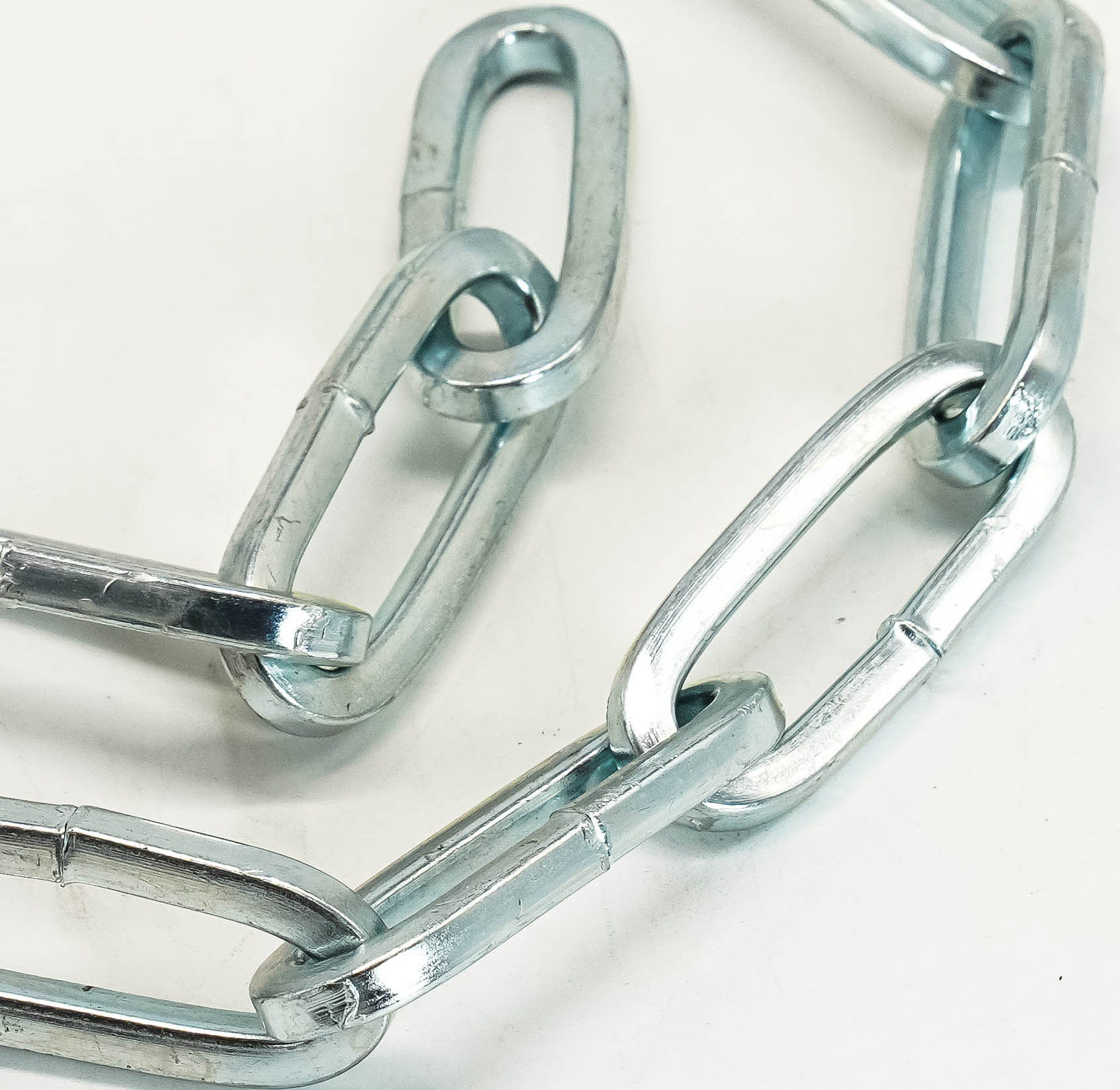 Manufacturers supply white round head chain lock 9008# outdoor anti-theft chain lock bicycle motorcycle chain lock