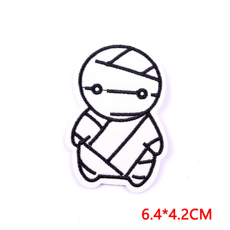 Cartoon Duck Cloth Sticker Children's Wear Accessories Computer Embroidery Sticker Cute Animal Embroidery Ironing Rabbit Patch