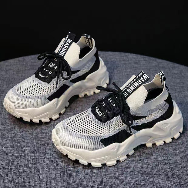 2024 spring and summer new women's shoes daddy shoes fashionable shoes student sneaker casual shoes
