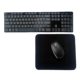 Quanbao pure black non-slip rubber table mat custom lock edge printing logo manufacturers advertising game office mouse pad