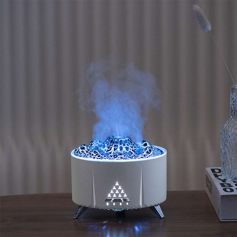 Flame humidifier flame aromatherapy machine household desktop fog volume hydrating spray lamp USB Humidifier