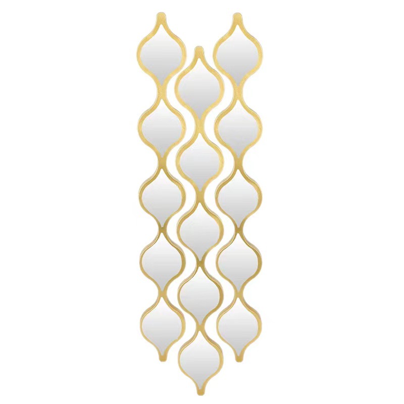 Factory direct modern light luxury wall decoration pendant living room bedroom sofa porch background wall mirror combination