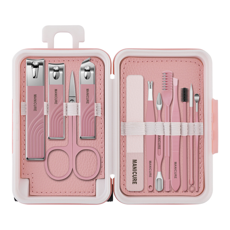 New Nail Clippers suit household nail clippers manicure tools 12-piece set nail dead skin fork nail clippers full set