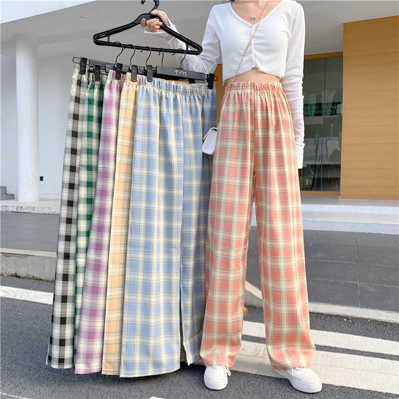 Prellis Pants Women's 2025 Spring and Summer New Arrival High Waist Daggy Wide Leg Pants Casual Pants Loose Straight Pants