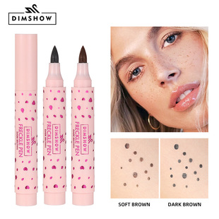 DIMSHOW cross-border explosions natural simulation waterproof sweat-proof freckle pen color does not take off makeup is not easy to fade Europe and the United States