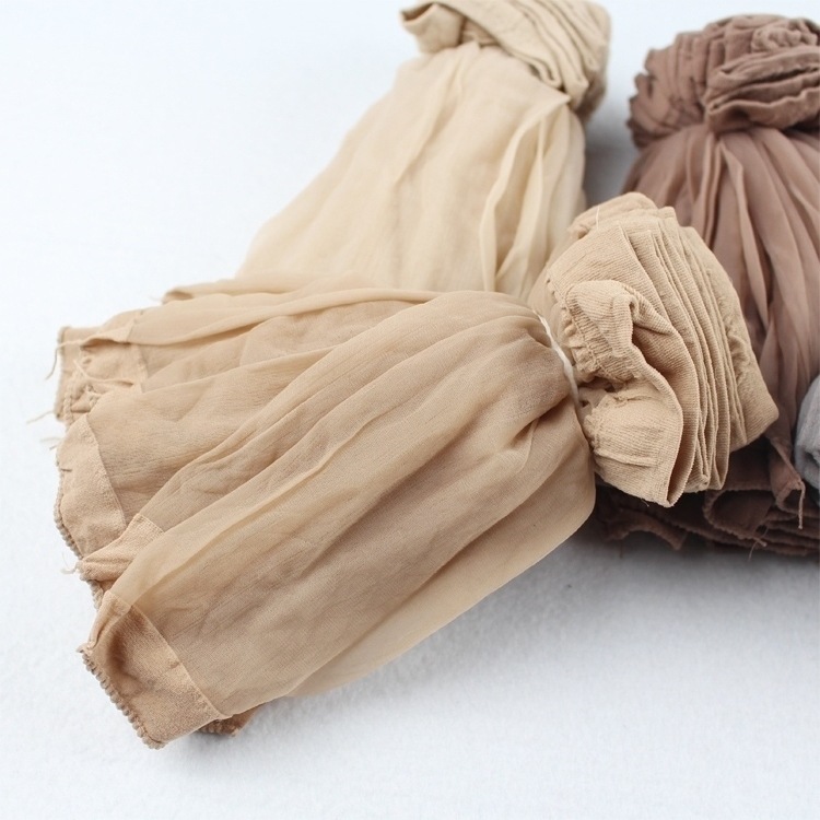 Crystal stockings ladies summer thin deodorant glass stockings anti-hook Silk solid color invisible stockings manufacturers wholesale