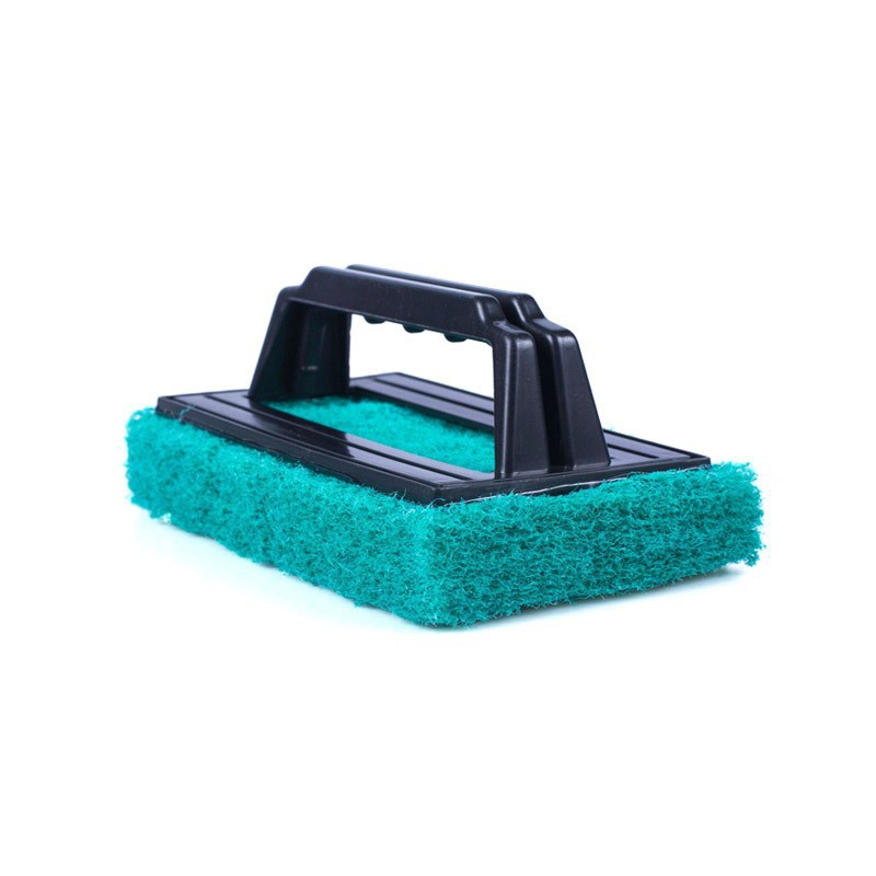 Rectangular pool brush bare bathroom tile brush with handle kitchen decontamination brush washing pot sponge cleaning brush