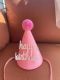 Pink fine wool ball