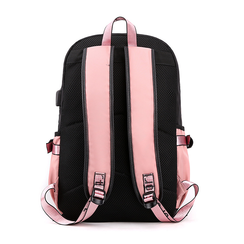 Women's group Jin Zhixiu Jin Jenny Pu Caiying schoolbag thickened youth bag backpack large capacity usb computer bag