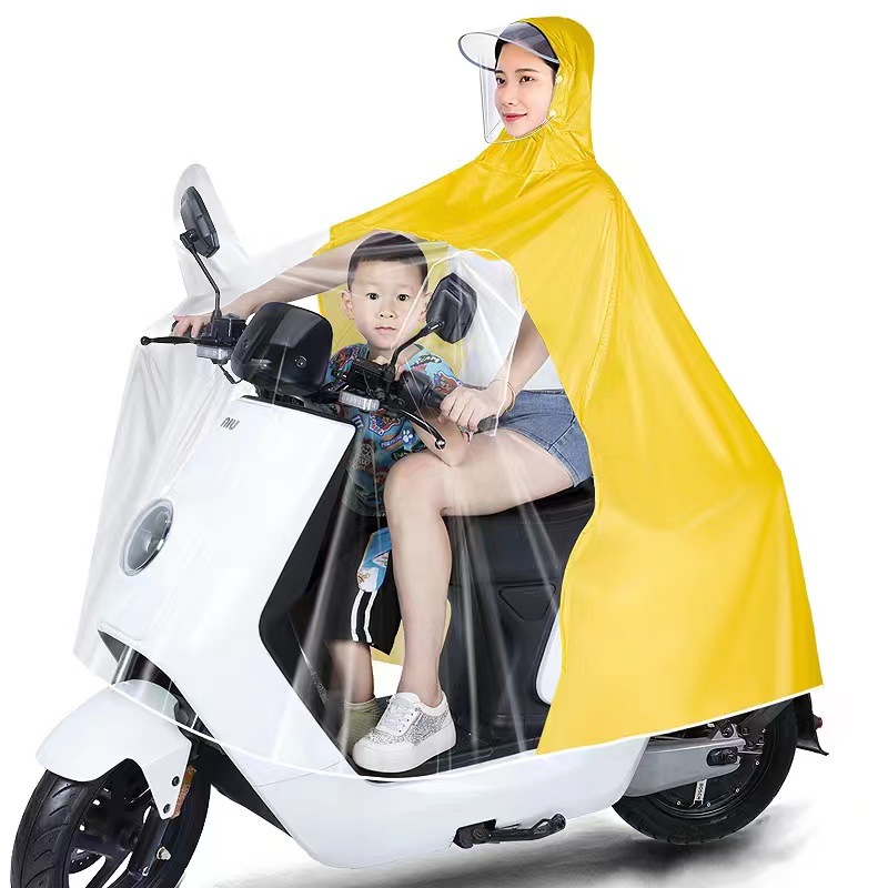 A generation of postage raincoat poncho padded long single double conjoined raincoat riding motorcycle electric poncho
