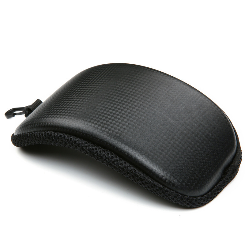 Ski goggles box outdoor anti-pressure anti-collision anti-rain riding motorcycle goggles zipper bag arc leather box