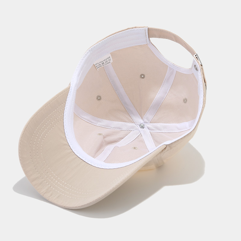 Korean Style New Style Breathable Waterproof Quick-drying Baseball Cap Men's and Women's Japanese Style Simple Fresh Style Cap Travel Sun Hat
