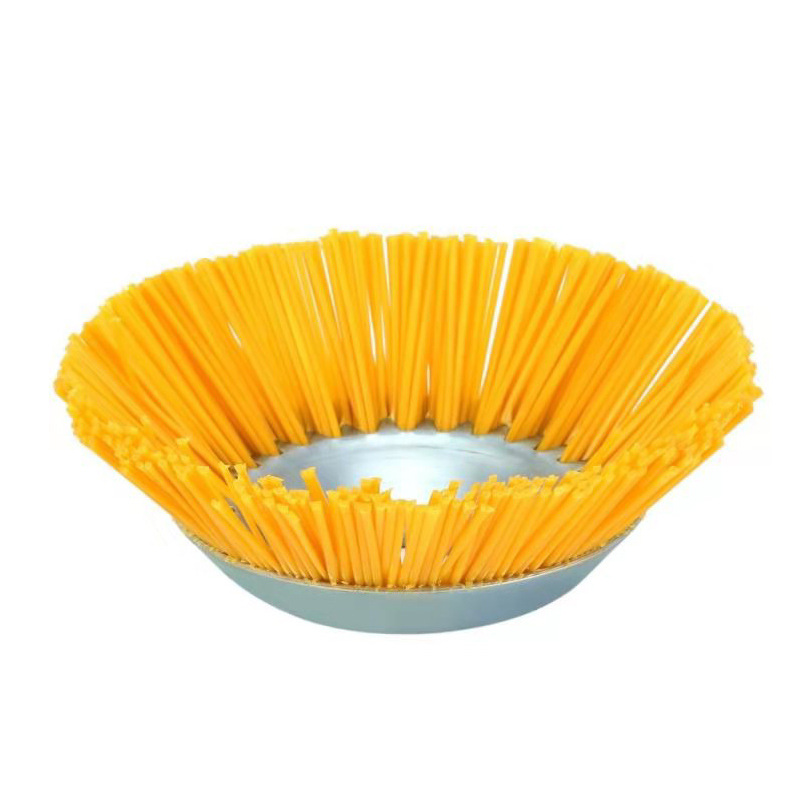 8 inch 200mm nylon wire weeding wheel lawn mower universal Garden steel wire weeding brush mowing head mowing accessories