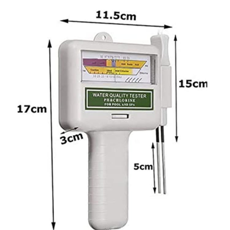 PC101 swimming pool water quality tester PH PH value detector water quality instrument cl_2 residual chlorine