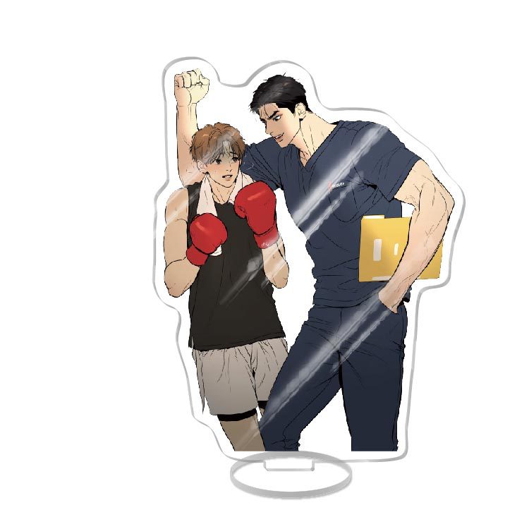 Cartoon Han man peripheral mantra Zhou zaijing Jindan acrylic brand creative campus decoration gift