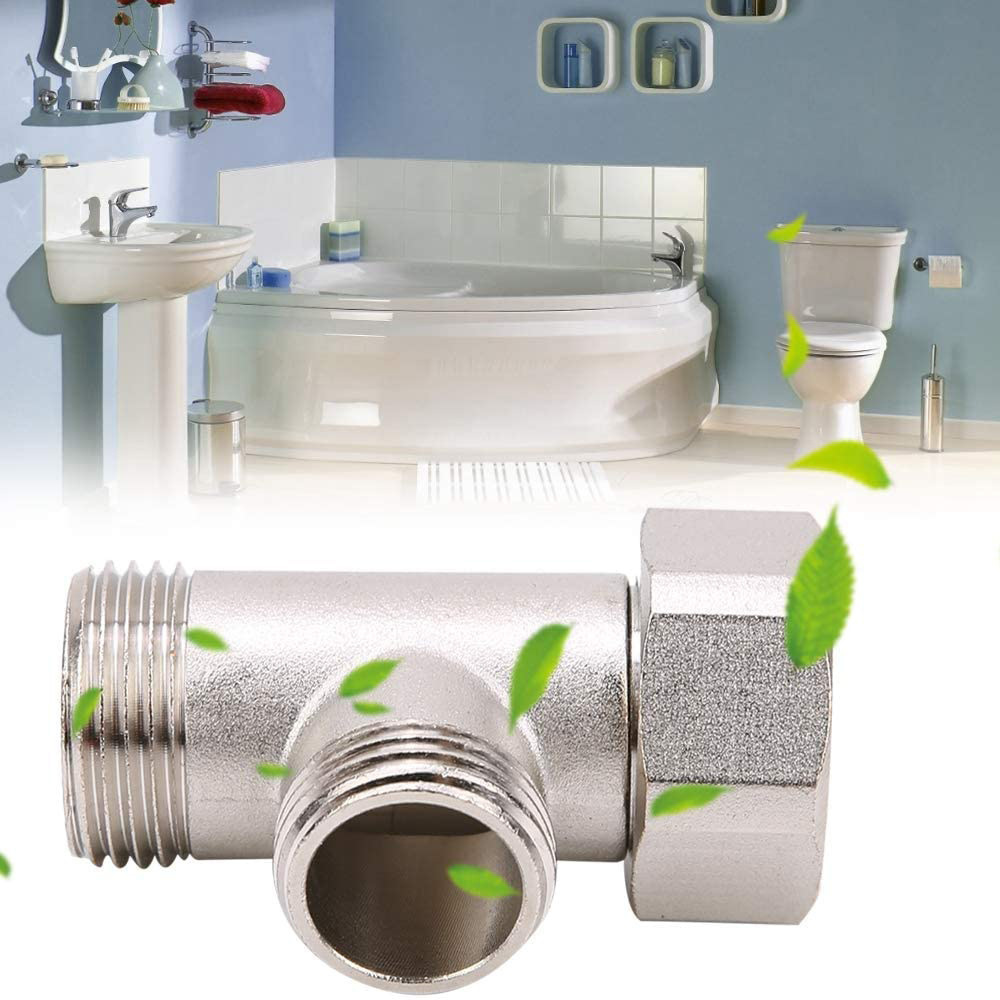 Foreign trade cross-border 1/2 7/8 15/16 "toilet cleaner copper tee joint US T-joint wholesale