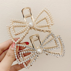 Small Bangs Grab Clip 2022 New Crystal Flower Side Hairpin Korean Internet Celebrity Mini Elegant Grab Hair Accessories_voghion.com