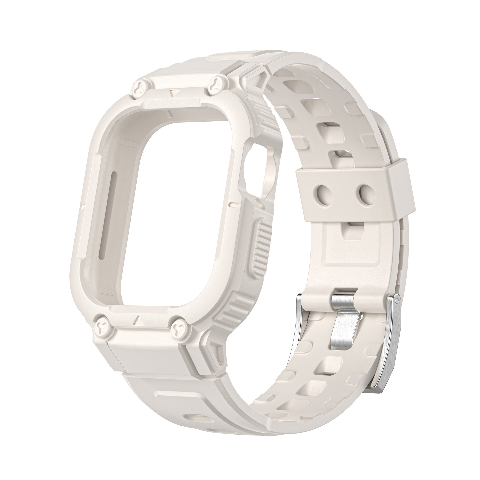 For apple watch apple watch 4/5/6/7/8 generation iwatch integrated strap armored TPU strap
