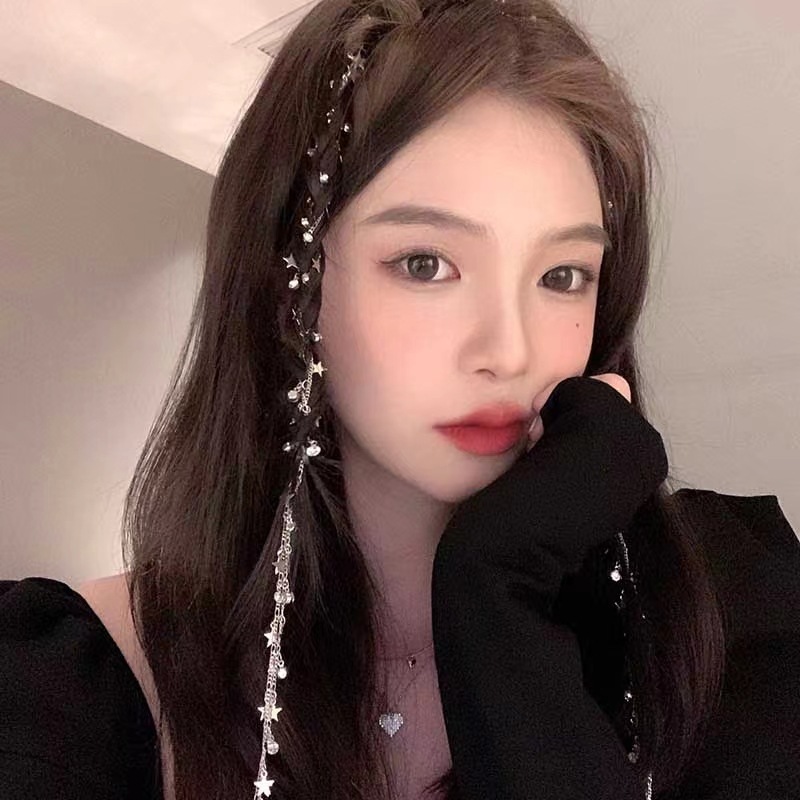 Wit Love Li Qin в том же стиле цепочка для волос головной убор хвощ звезда аксессуары для волос шпилька женские волосы