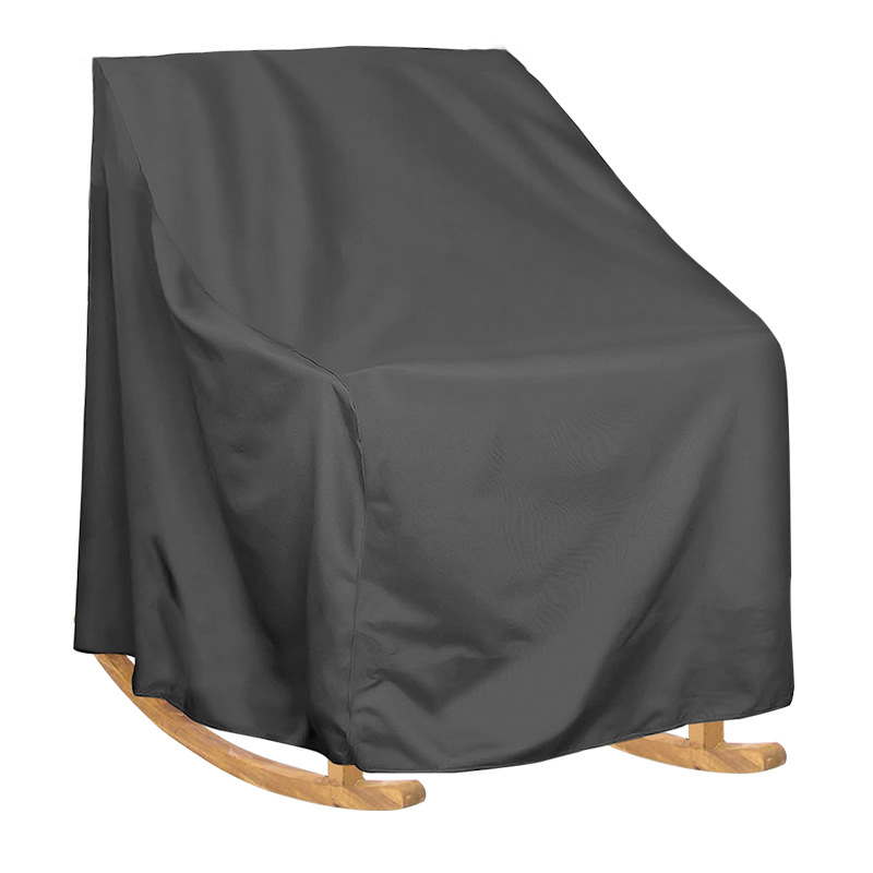 Cross-border Explosions Outdoor Courtyard Waterproof Single Rocking Chair Cover Garden Oxford Cloth Dust-proof Furniture Protective Cover