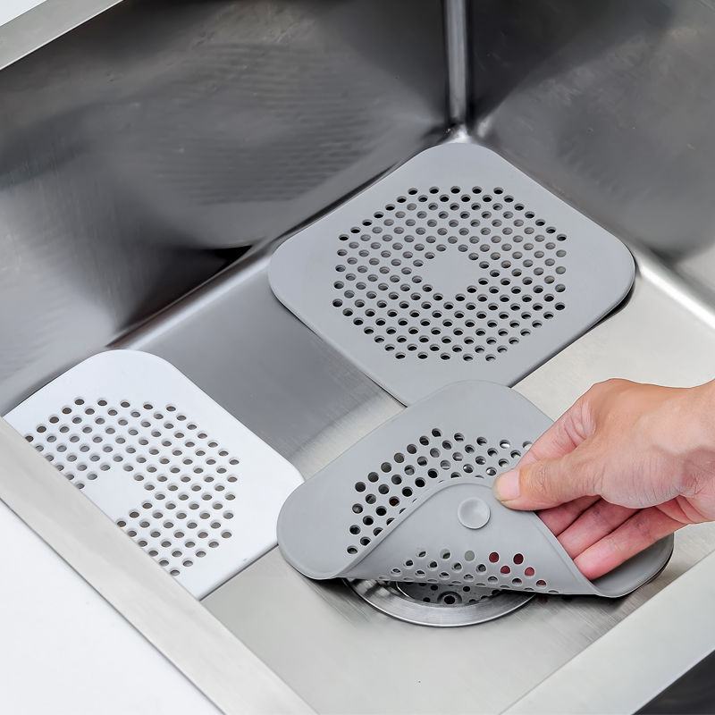 Sink floor drain anti-blocking artifact floor drain cover bathroom hair filter kitchen sink sewer hair filter