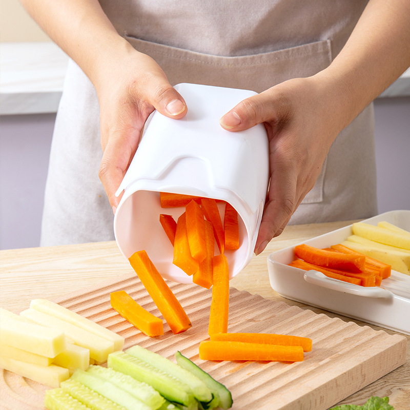Dicing artifact multi-function vegetable cutter carrot Ham grain cutter household Cucumber Potato Press strip cutter