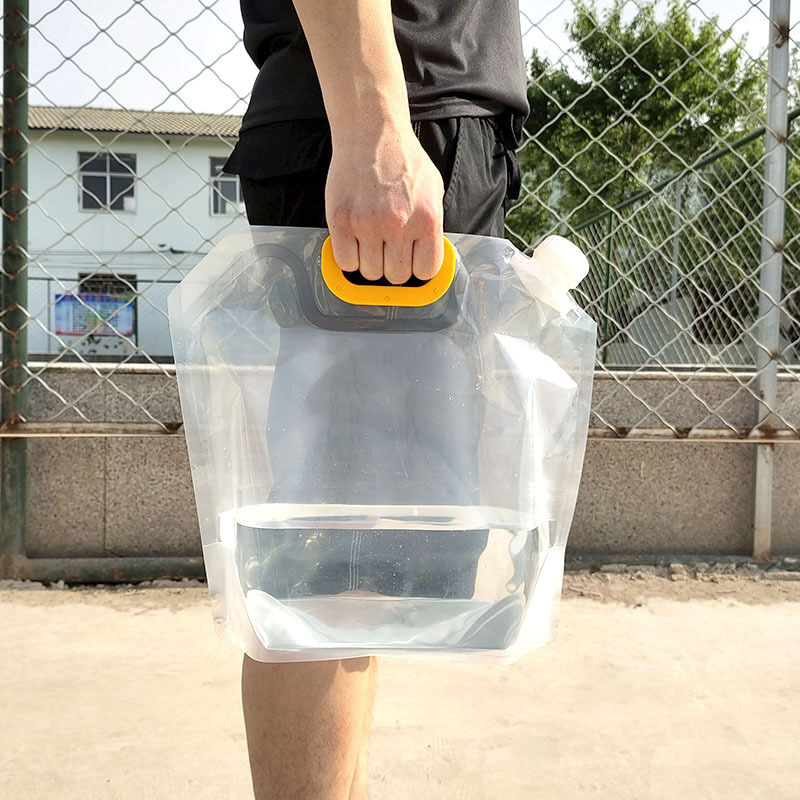 アウトドアポータブル折りたたみウォーターバッグ登山旅行キャンプ用プラスチックソフト貯水バッグバケツ大容量貯水バッグ|undefined