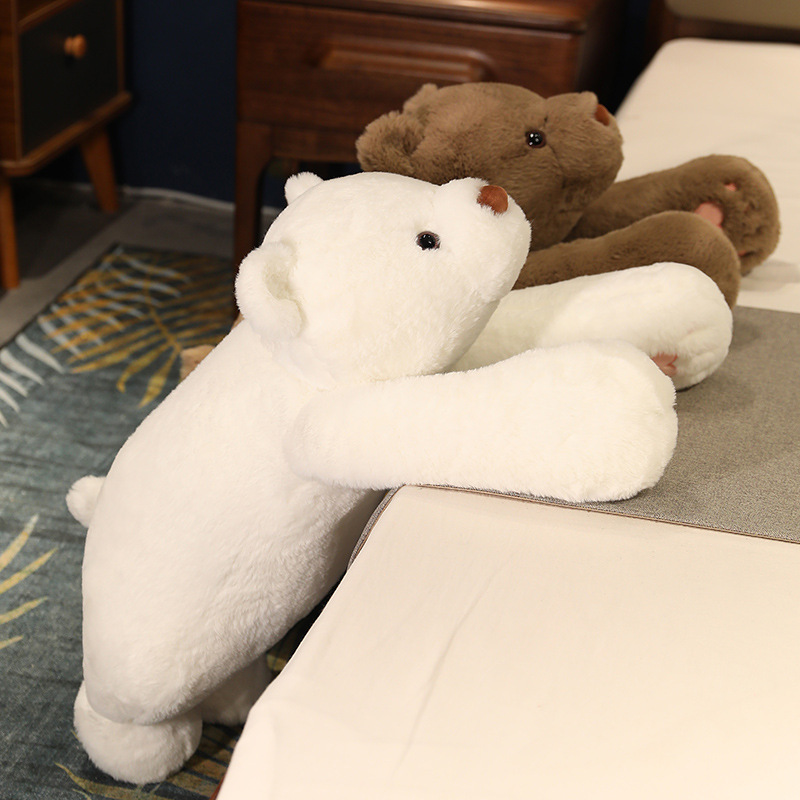 New lying Bear Cat doll creative teddy bear plush doll toy cute sleeping pillow doll wholesale