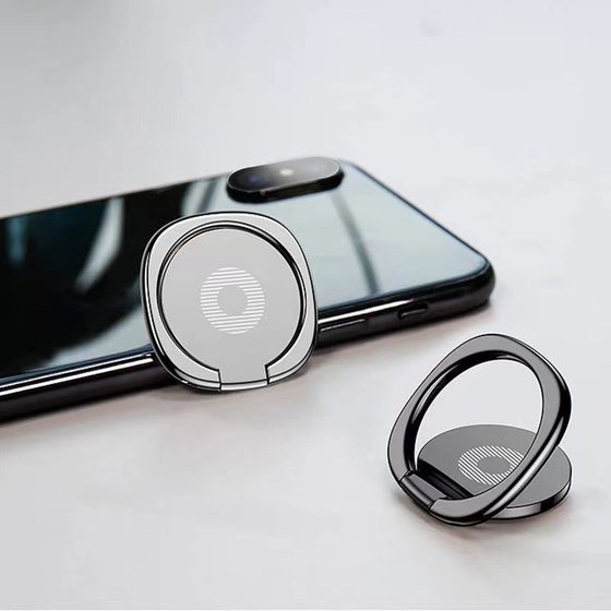 Metal mobile phone ring bracket DIY creative ring buckle 360 Back sticker lazy bracket gift logo