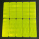 3*8cm yellow-green rectangle (large sheets/10 pieces)