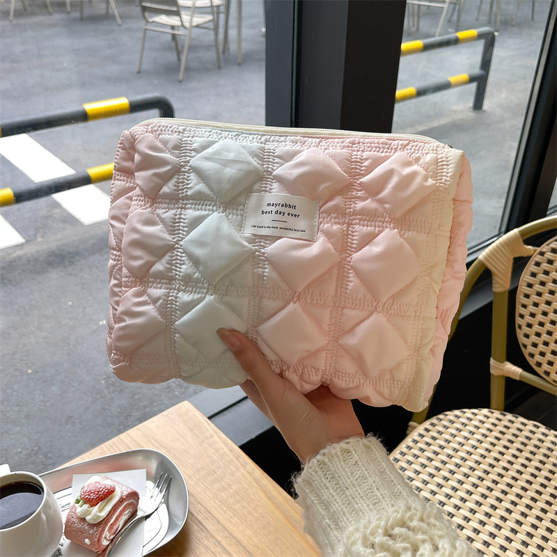 韓版大容量收納包化妝包高顏值可愛甜美洗漱包便攜旅行收納包袋潮