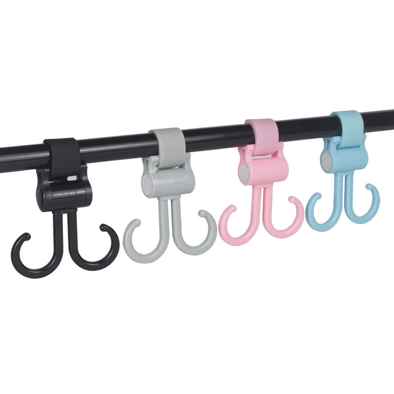 Cross-border new baby carriage hook baby stroller double hook hanging bag hook walking baby artifact stroller accessories
