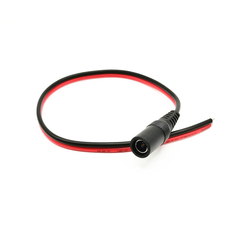 0.75 square DC power cord dc power plug male female DC red and black male line monitoring power head
