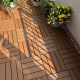 Second generation co-extruded teak color