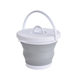 Portable Foldable Bucket Car with Lid Household Cleaning Military Training Research Car Washing Outdoor Water Fishing