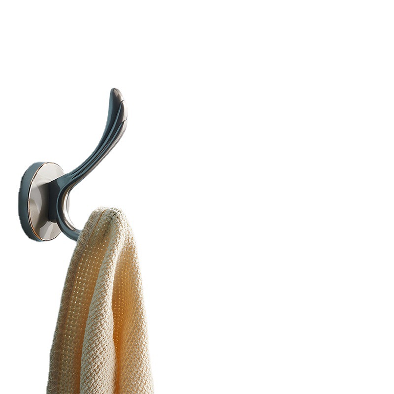 Clothes Hook Door Entrance Shoe Cabinet Wardrobe Clothes Hanging Single Hook Wall Hanging Wall Hook Punch-Free Wholesale