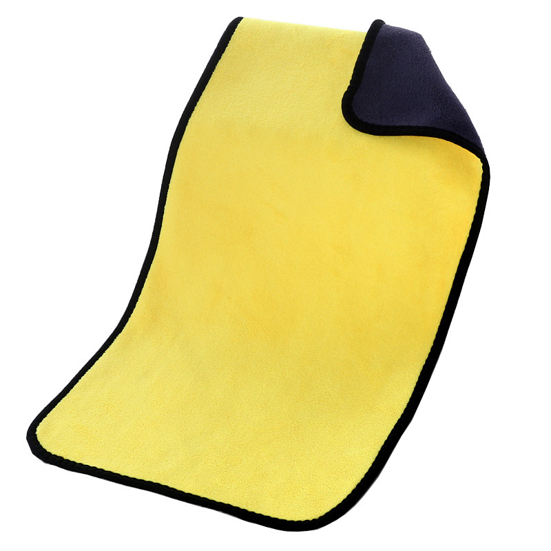 Large pet absorbent towel 50x 100cm coral fleece dog cat quick-drying bath towel pet supplies wholesale