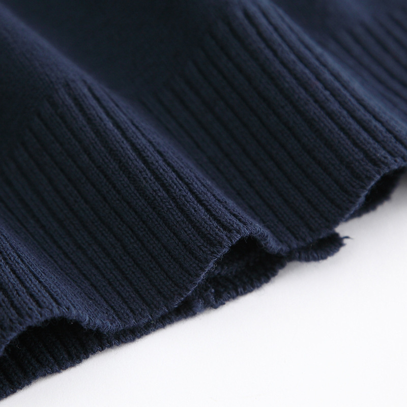 Jk Uniform Sweater in stock Japanese Couple Uniform Cardigan Student Uniform Knitted Sweater for Women Autumn navy blue