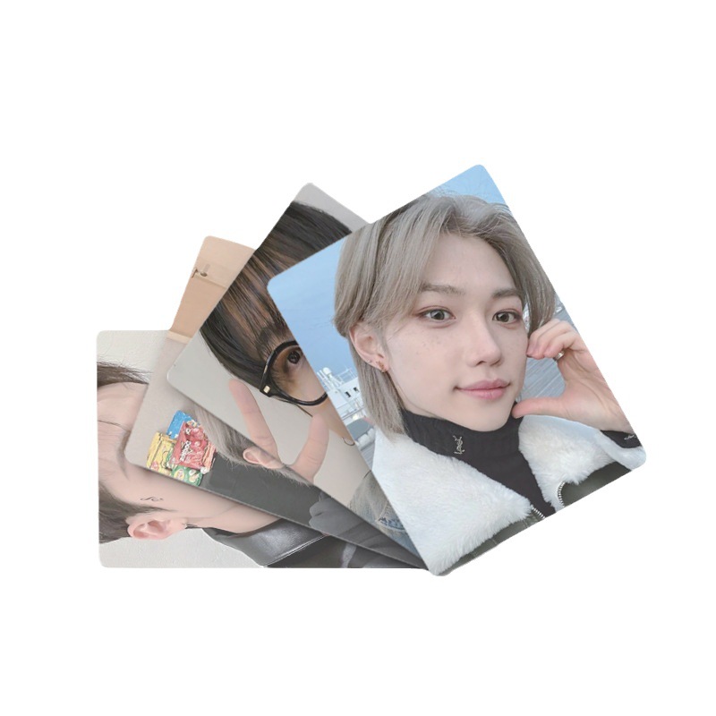 aespa Zhao Rusi lessarefim Yu Shuxin Lisa Laser Card IVE Surrounding Homemade Card LOMO Card