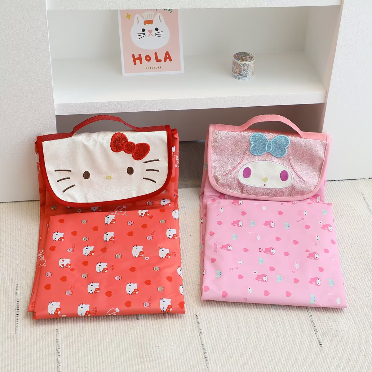 Cartoon Thickened Outdoor Mat Picnic Mat Portable Picnic Mat Folding Moisture-proof Mat Beach Camping Camping Mat