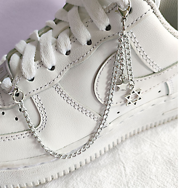DIY chain accessories CLO star love shoe chain hip hop simple punk original detachable accessories jewelry wholesale