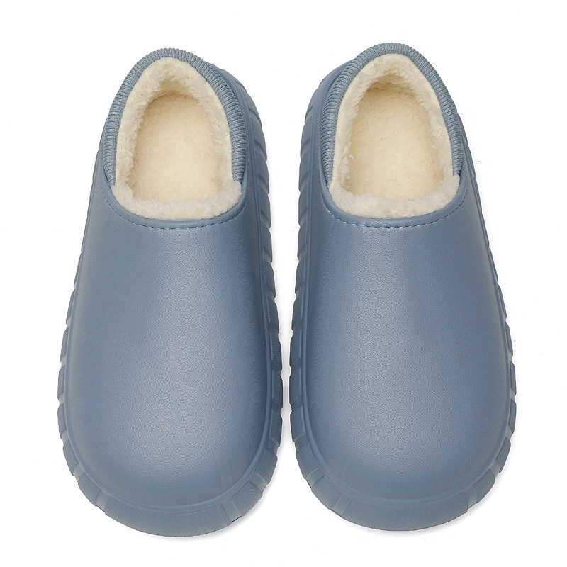 Autumn and Winter 2023 New Cotton Slippers for Men Couple Household Warm Bag with Plush Cotton Shoes for Women