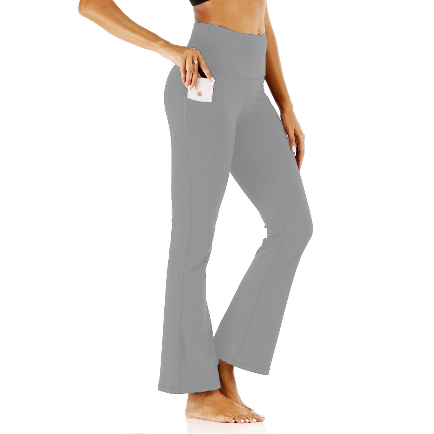 2023 new hip lifting yoga pants Women's European and American high waist sexy solid color tight skirt running fitness sports pants yoga