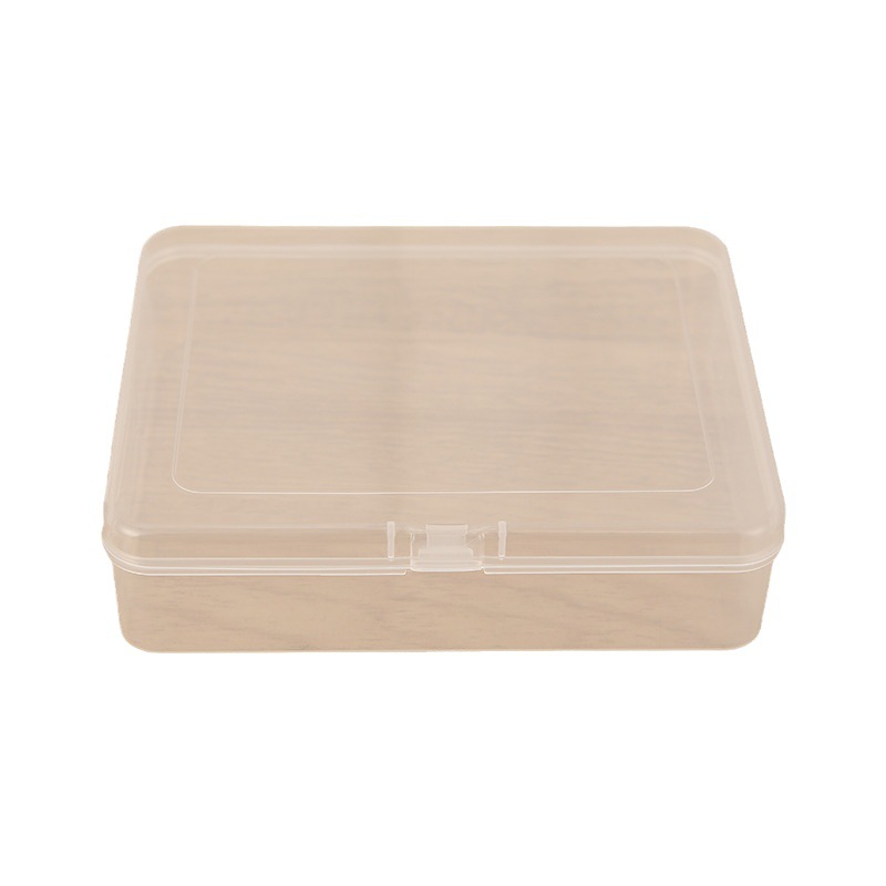 Rectangular transparent storage box with lid PP plastic box transparent plastic box wholesale packing box within 150mm long