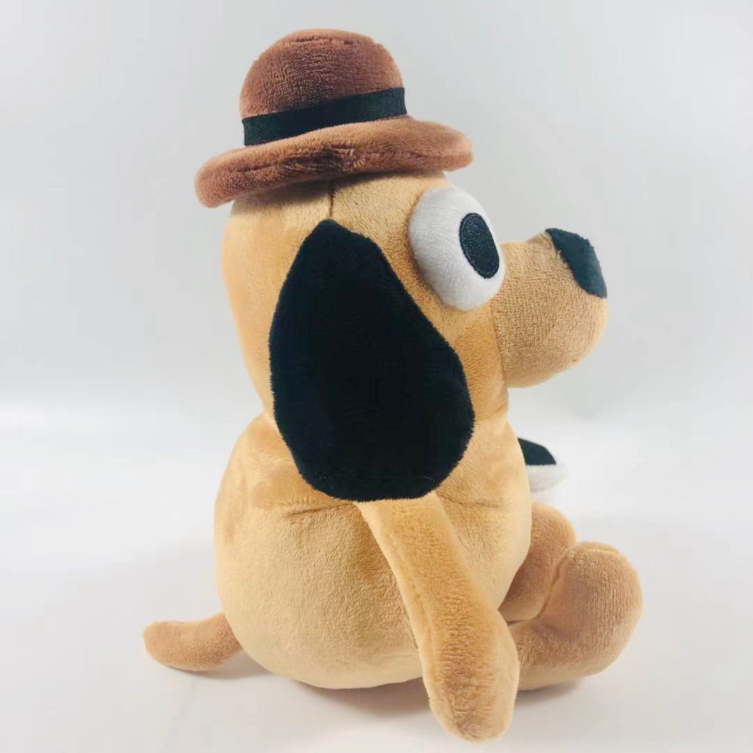 Clearance This is Fine Dog Coffee Dog Plush Toy Wholesale Cute Doll Doll