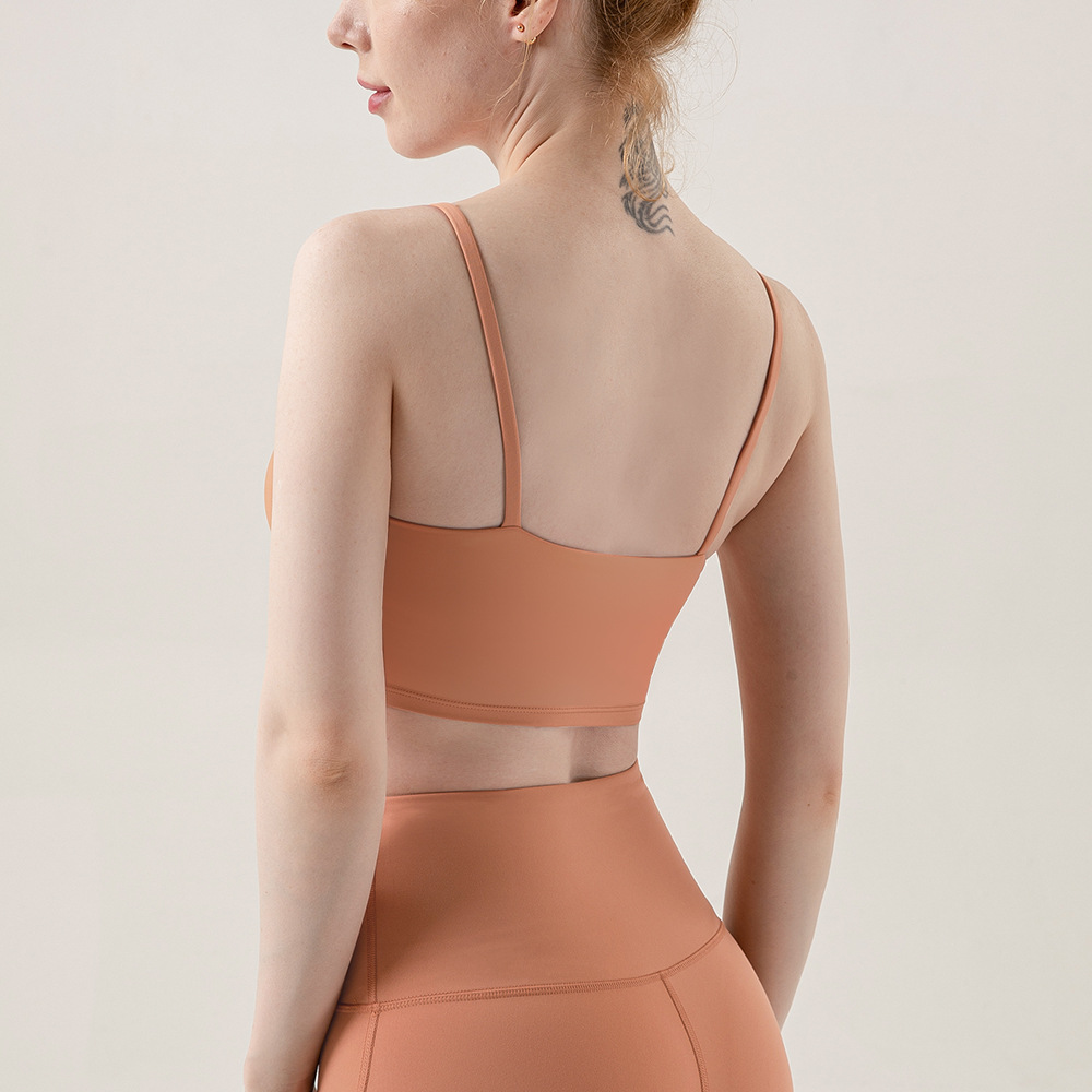 Laika Lulu Yoga Vest Women's Summer Fitness Top Beautiful Back Sling Bra Shockproof Sports Underwear Yoga Clothes