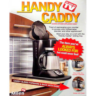 Cross-border in stock coffee machine base Handy Caddy household stretchable sliding kitchen cabinet mobile rack