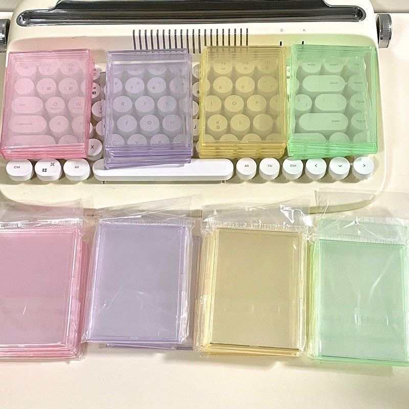 Ins shell card brick goo card star album diy display small card colorful acrylic card brick customization